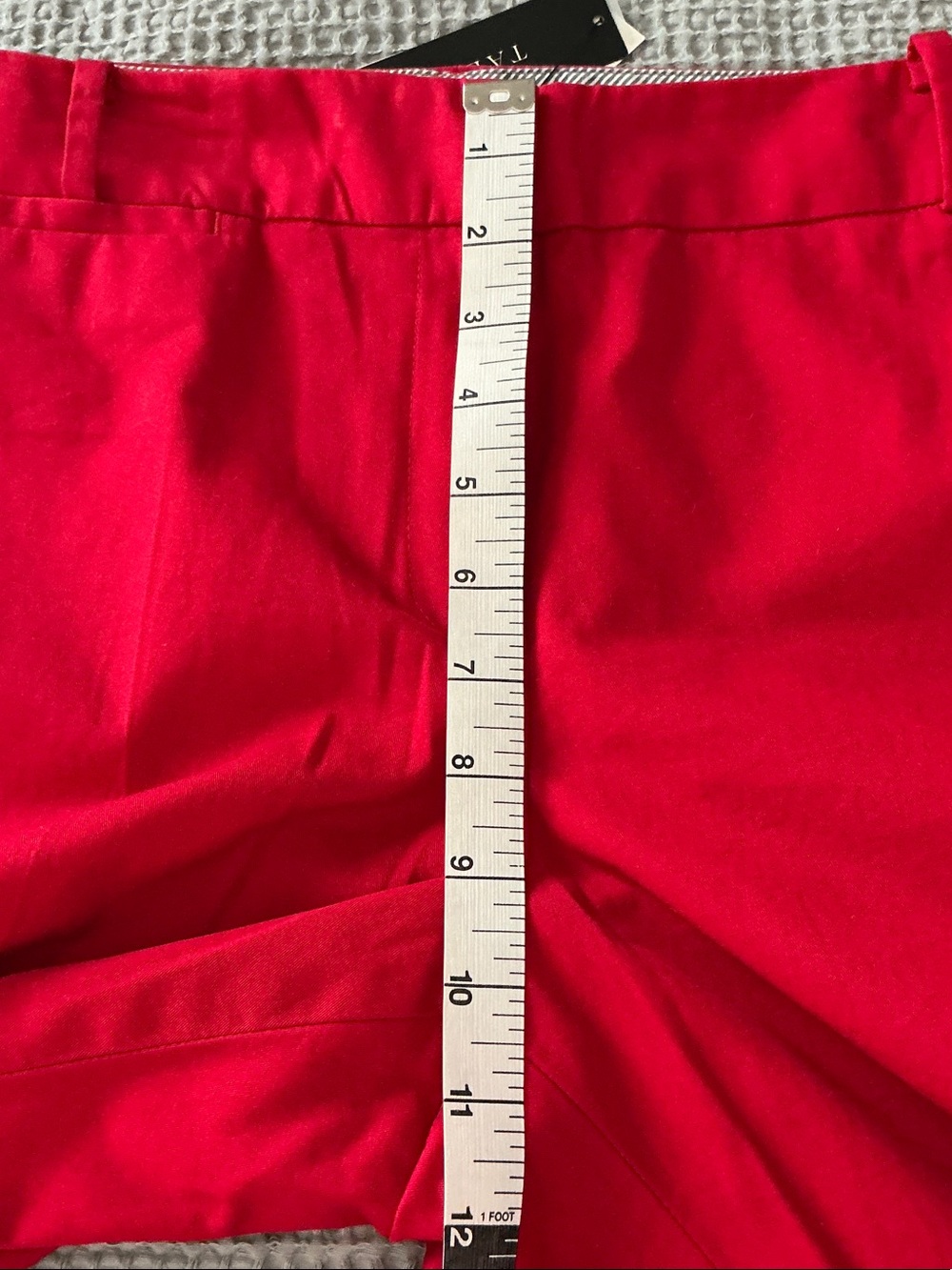 Talbots Signature Red Cropped Ankle Pants NWT size 12 - Picture 9 of 10